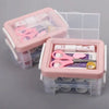 Multifunction Household Sewing Kit Box Fabric Craft Needles Thread Scissor Set