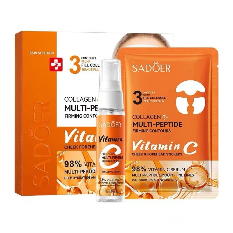 Sadoer Multi-Peptide Collagen Vitamin C Cheek Forehead Filler Set