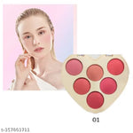 Rosa Angel 6 Shades Face Makeup Blusher Palette