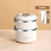 Stainless Steel Portable Multilayer Warm Lunch Box With Bag Insulated Thermal Hot Lunch Box Container