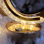 LED Crystal Moon Photo Lamp Half Moon Crystal LED Frame Glass Moon Crystal Led Photo Frame