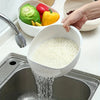 Rice Rinser Strainer Rice Drainer Colander Rice Bowl