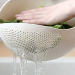 Rice Rinser Strainer Rice Drainer Colander Rice Bowl