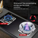 Flame Protector Fireproof Windshield Gas Stove Energy Saver Windproof Ring Bracket