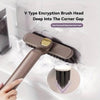 Rotating V Shaped Cleaning Brush Joints Dead Angle Crevice Gap Cleaner Brush