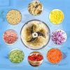 Multifunction Mini Hand Crank Food Processor 3 Blades