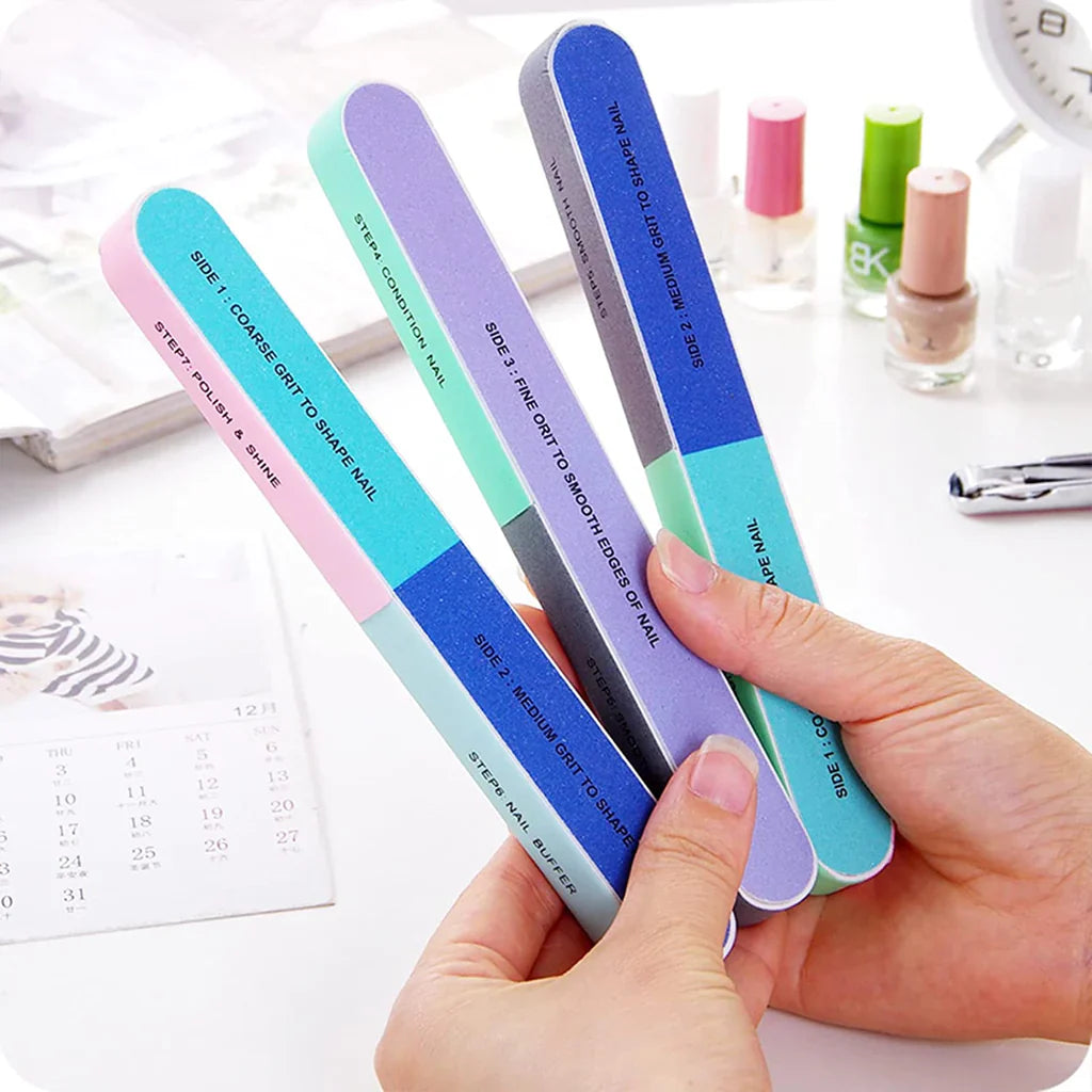 Nail Buffer 7-sided Pedicure Manicure Nail Filer Nail Shiner