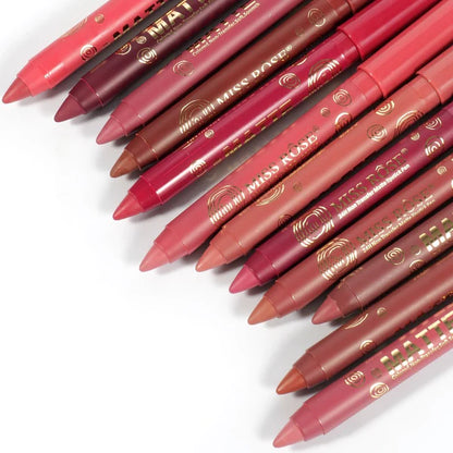 Miss Rose Matte Lip Pen Lipsticks 6Pcs Set