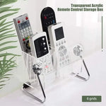 Multipurpose Acrylic Desktop Remote Mobile & Cosmetic Holder Organizer