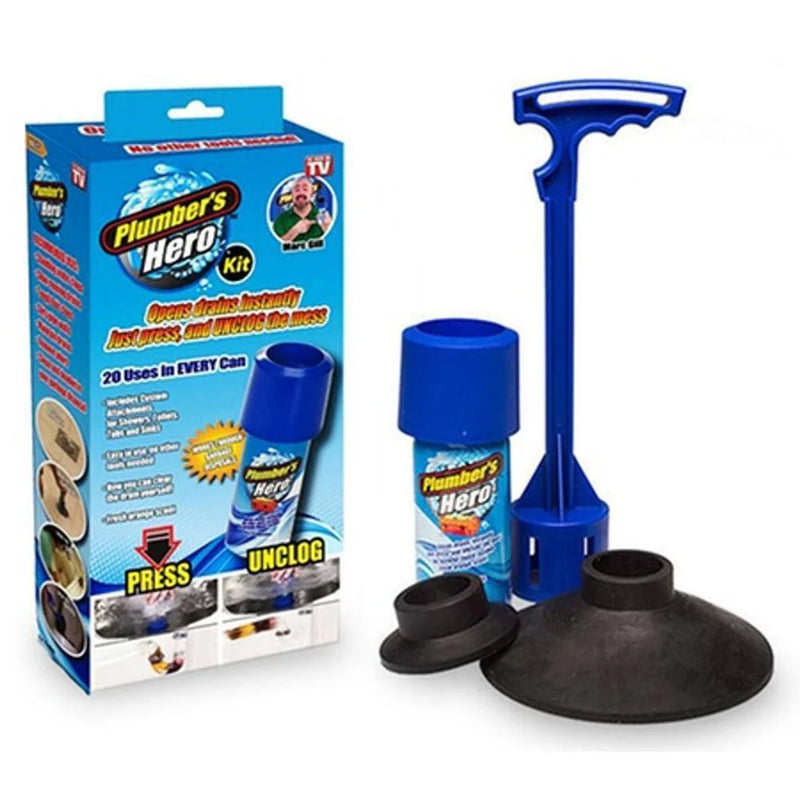 Plumber's Hero Commode Sink & Drain Cleaner High Efficiency Unclog Drainage Clog Remover Cleaner