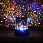 Star Master Galaxy Night LED Lights Projector Mood Lamp Star Projection Cell Operated