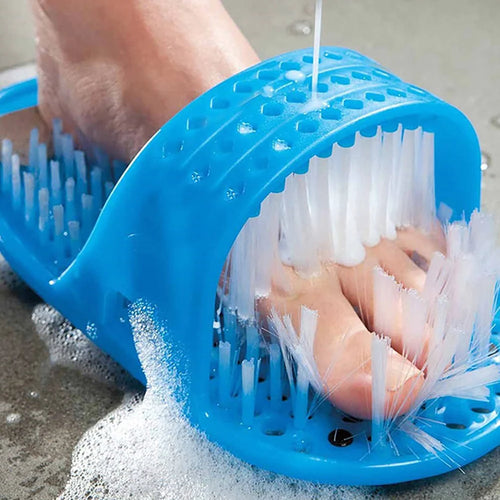 Easy Feet Cleaning Brush Exfoliating Foot Massager Slipper
