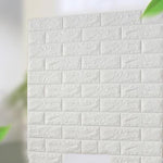 3D Embossed Wall Brick Sheet Panel Waterproof Foam Indoor Wall Tile