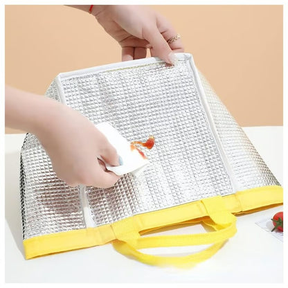 Portable Thermal Insulated Kids Lunch Box Food Bag