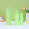 Habei Bear Portable Sports Water Bottle Tumbler 3Pcs Set