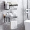 Convenient Bathroom Wall Caddy Shelf Organizer