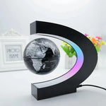 Magnetic Floating Levitating Globe with C Shape Body With Built-In LED Light