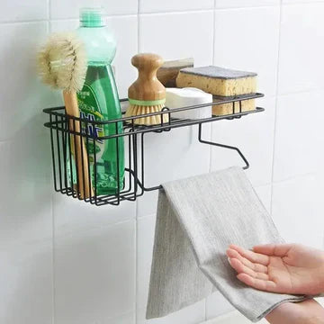 Convenient Bathroom Wall Caddy Shelf Organizer