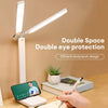 Double Head LED Table Lamp USB Charging Touch Dimmable With Mobile Holder