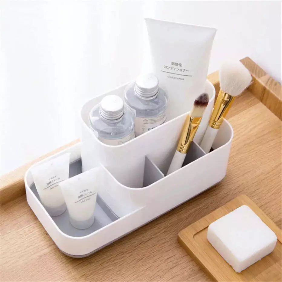 Multipurpose 5 Compartment Makeup Cosmetic Storage Box Organizer