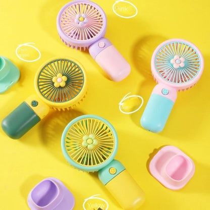 Handheld Mini Portable Cute Desktop Fan Fan USB Charging Cooling Fan With Fruits Character