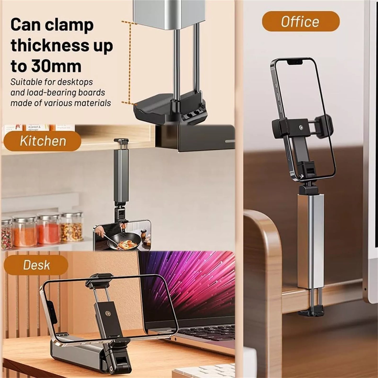 Universal Portable Travel Phone Holder Mobile Phone Mount Stand