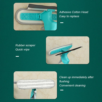 4in1 Spray Double-Sided Non-Slip Glass Window Cleaning Brush