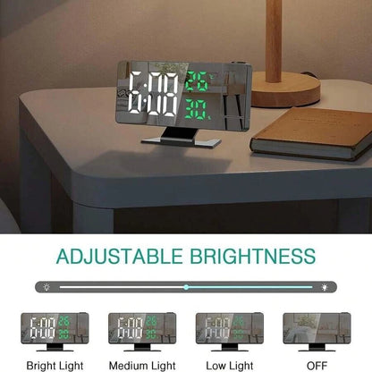 LED Projection Alarm Clock Digital Clock
