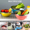 Multifunctional Stainless Steel Colorful Mixing Bowl With Lid Set Of 5