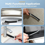 Flexible Gaps Cleaning Brush Dustpan Ultra-Fine Bristles for Deep Cleaning Brush Pack of 2Pcs