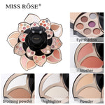 MISS ROSE Professional Make Up Kit 45 Color Flower Eyeshadow Palette