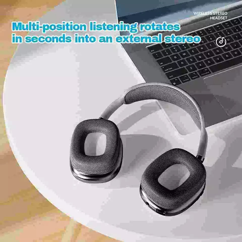 P9 Wireless Bluetooth Headphones With Mic Noise Cancelling Supports TF Card Support