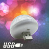 Mini USB Multicolor RGB LED Disco Bulb Light Pack of 2