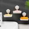 Multipurpose Wall Mount Suction Cup Soap Box Drain Soap Tray Holder