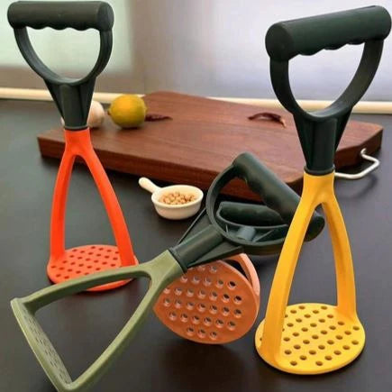 Multifunctional Hand Held Plastic Potato Masher Crusher