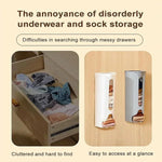 Multifunctional Wall Mounted Self Adhesive Socks Storage Box