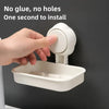 Multipurpose Wall Mount Suction Cup Soap Box Drain Soap Tray Holder