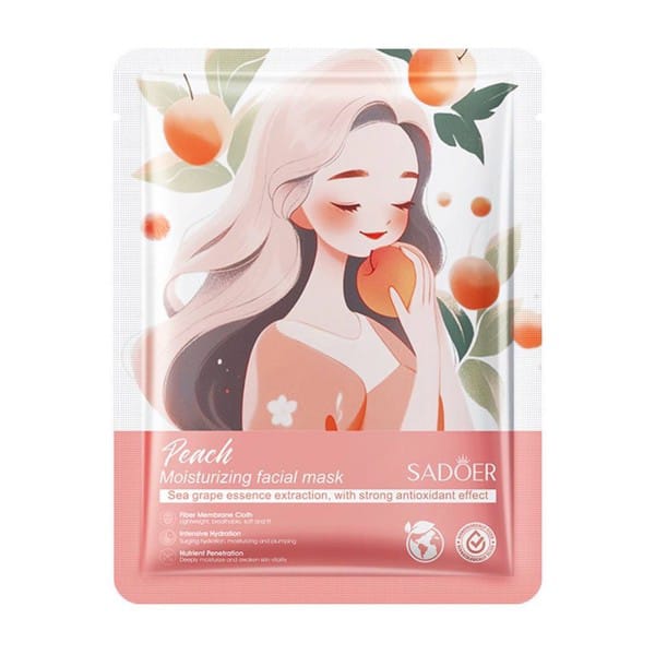 SADOER Facial Mask Anime Girl Fruit Mask Sheet Mask 10Pcs Set