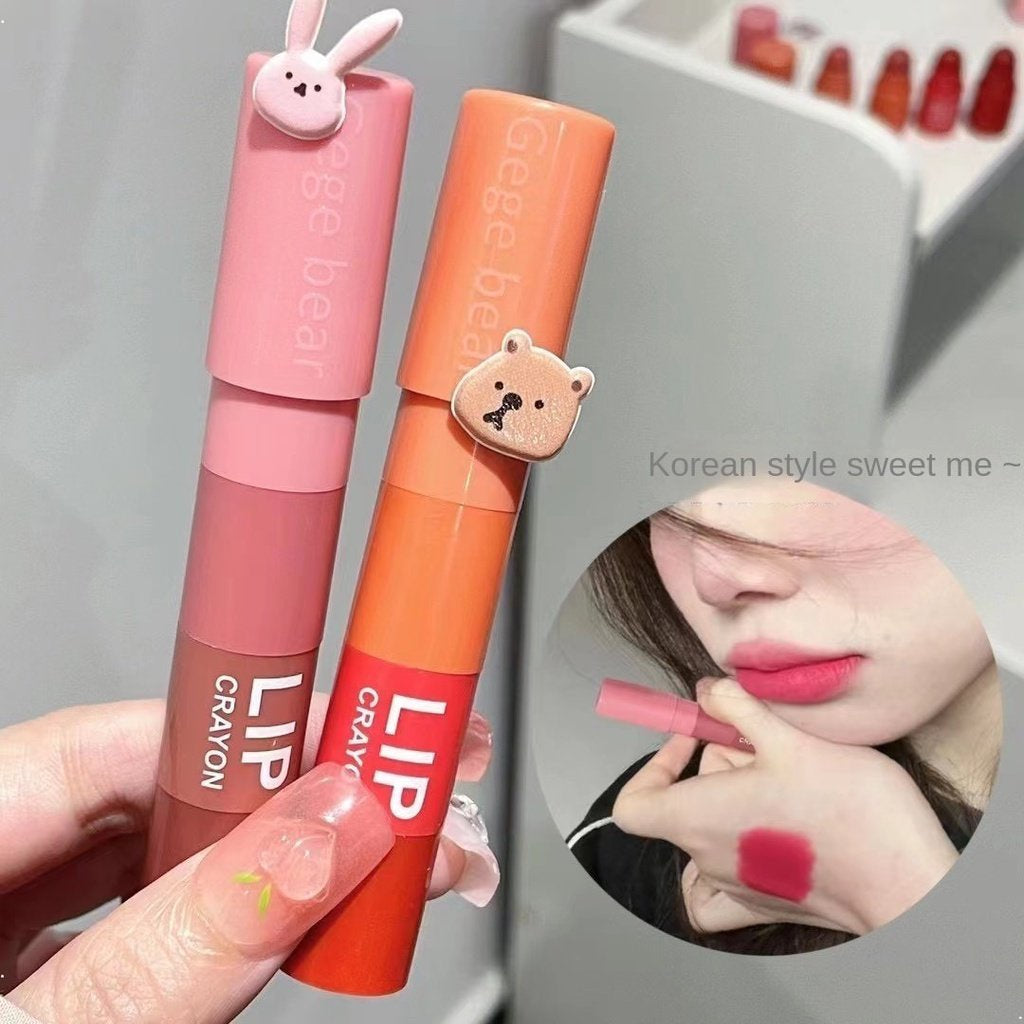 Gege Bear Lip Crayons 4in1 Lipstick