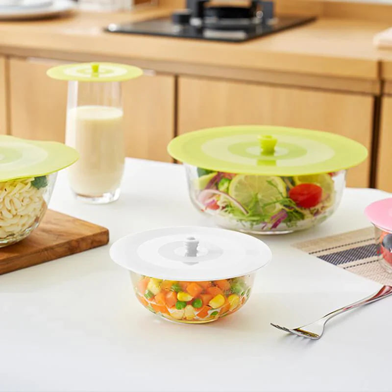 Multifunctional Silicone Bowl Cover Eco Friendly Food Grade