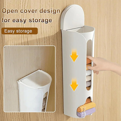 Multifunctional Wall Mounted Self Adhesive Socks Storage Box