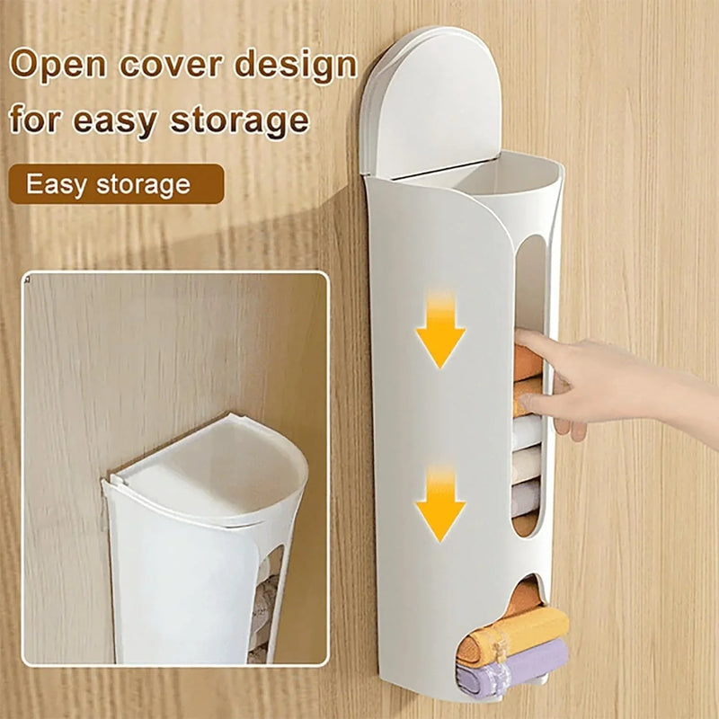 Multifunctional Wall Mounted Self Adhesive Socks Storage Box