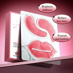 SADOER Rose Eye Mask Lip Mask Combination Pack 10Pcs