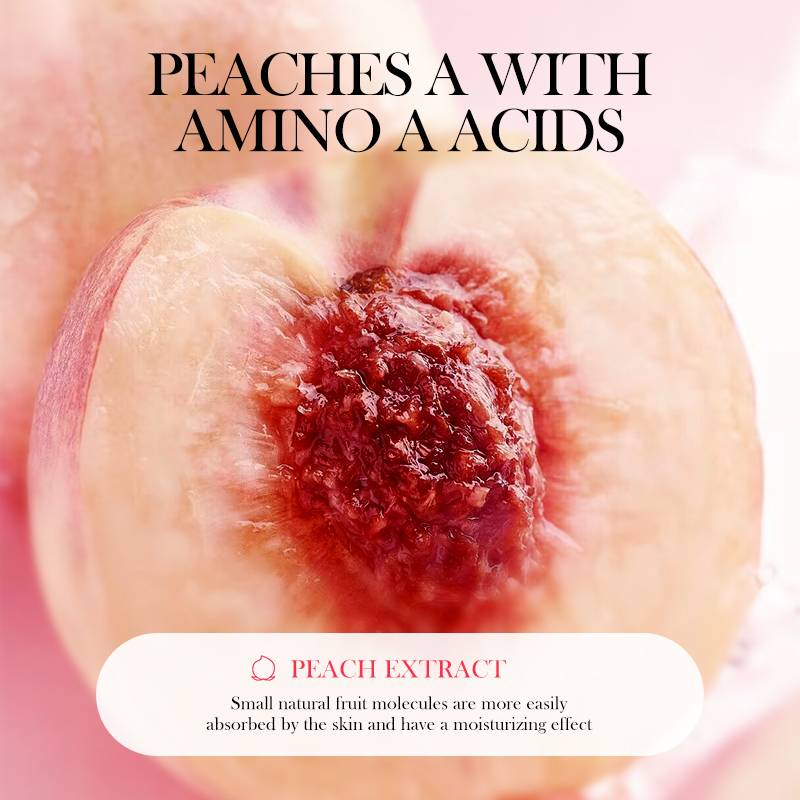 SADOER Honey Peach Extract Amino Acid Moisturizing Cleaning Cleanser 150g