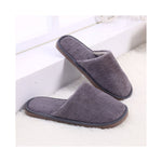 Winter Slippers Candy Fleece Warm Soft Flat Women Men Slipper