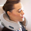 Massaging Neck Pillow U-Shaped Memory Foam Travel Pillow Massager