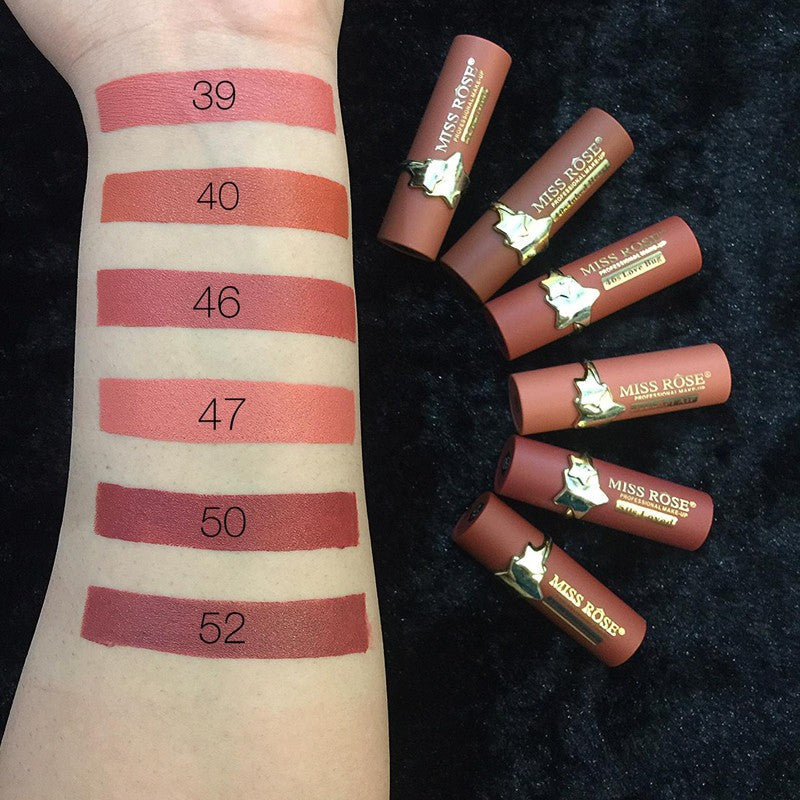 Miss Rose Moisture Matte Lipstick Pack of 6