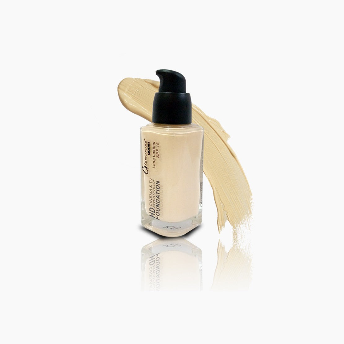 Glamorous Face HD Sweat Proof Foundation Pump (8 Shades)