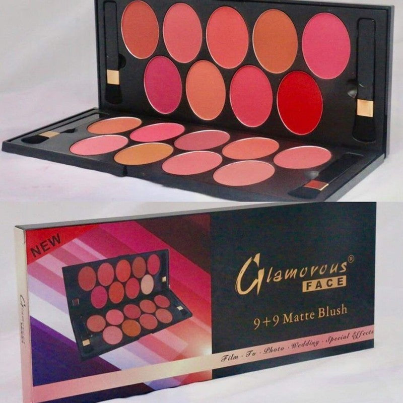 Glmorous 9+9 Baked & Matte Blushon Kit