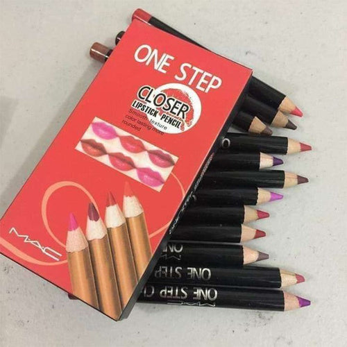 MAC One Step Closer Lipstick Pencil Pack Of 12